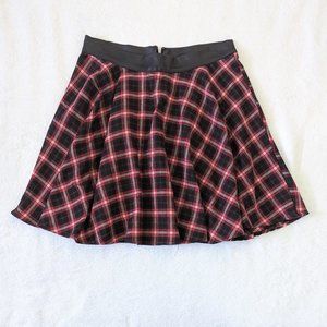 Forever 21 Plaid Y2K Emo Skater Skirt, Size S